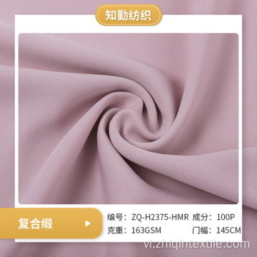 100% polyester tổng hợp vải satin